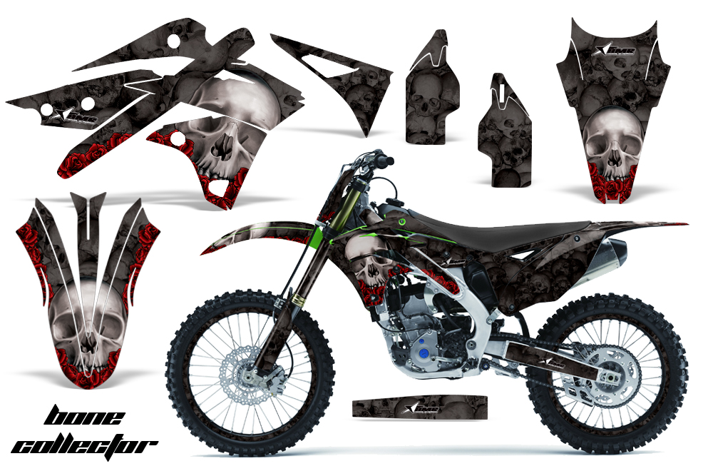 Kawasaki KX250F 2013 Graphics Kit Decal Bones K NPs